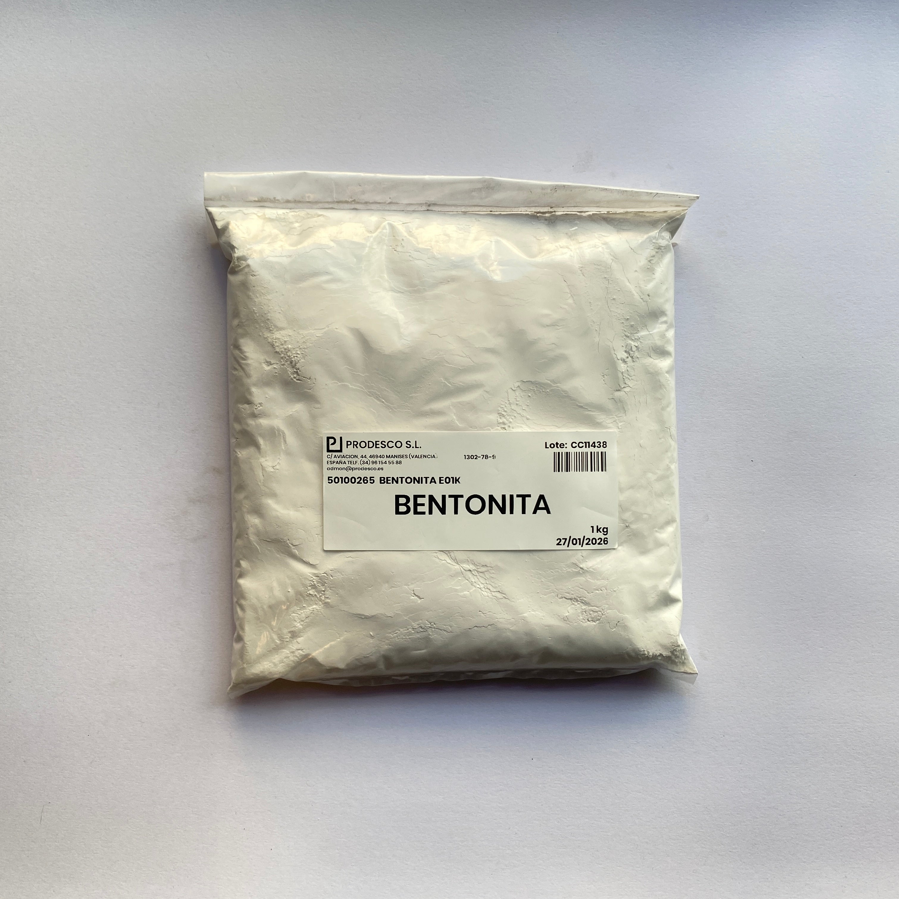 Bentonita 1 kg