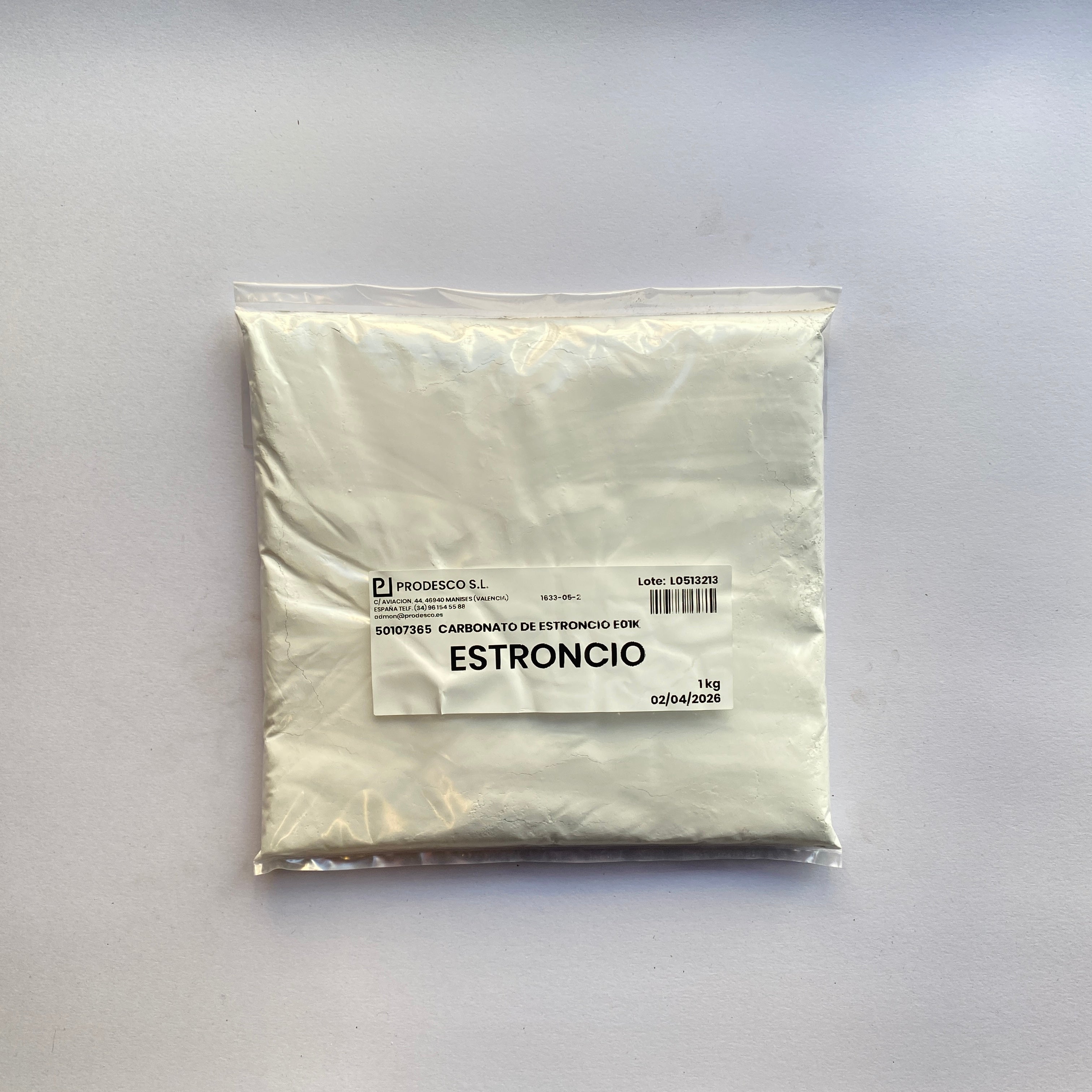 Carbonato de Estroncio 1 kg