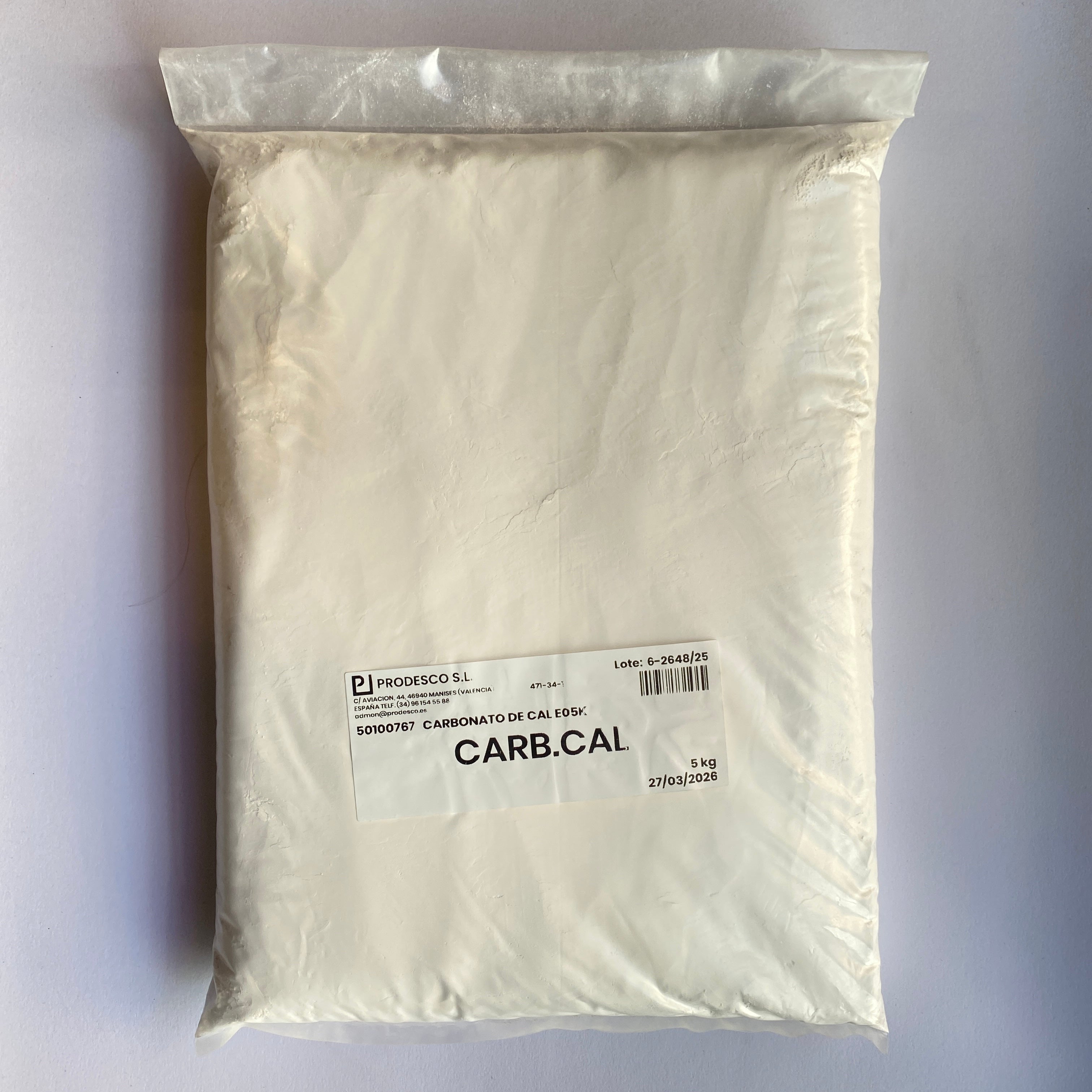 Carbonato de Cal 5 kg Imagen principal del producto