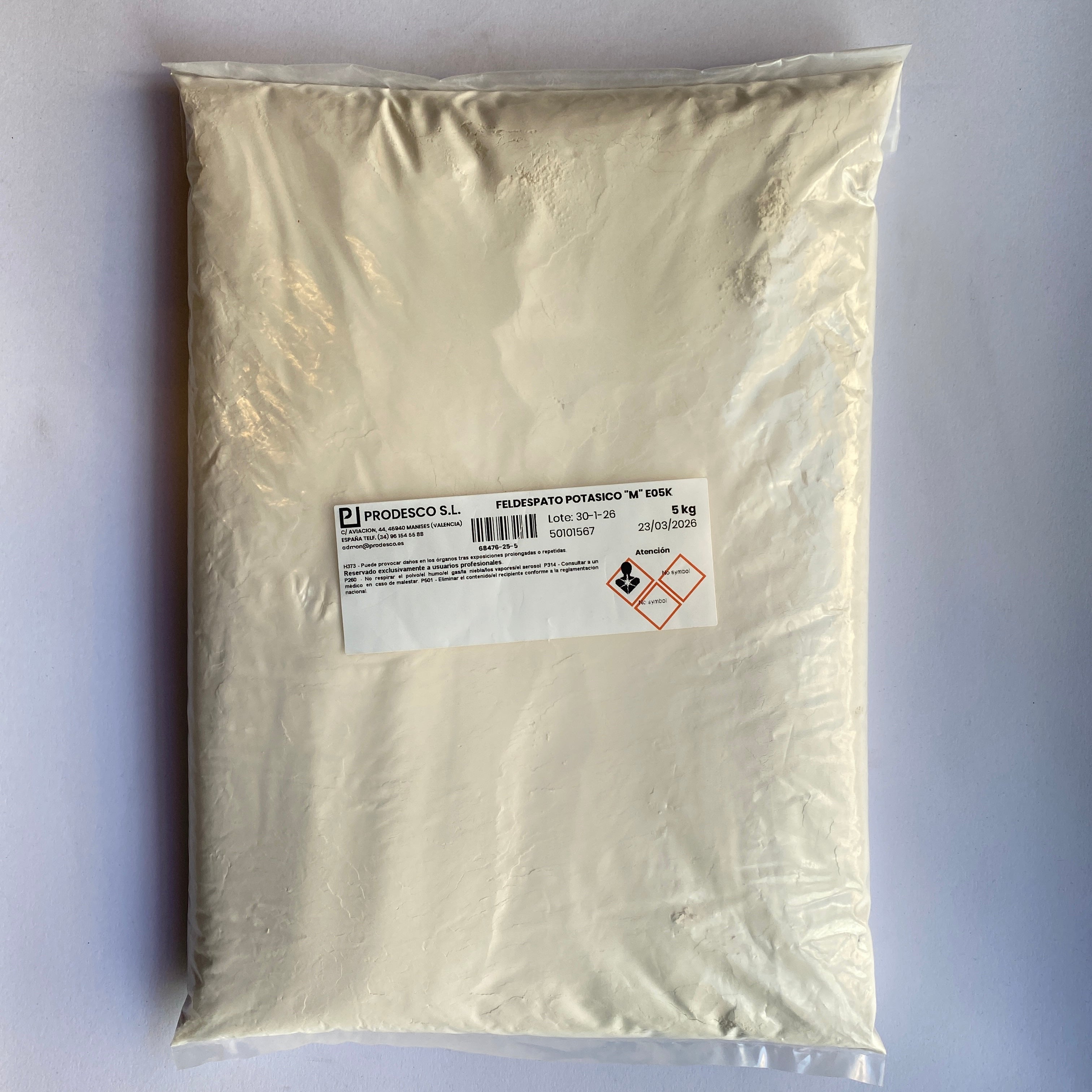 Feldespato Potásico "M" 5 kg