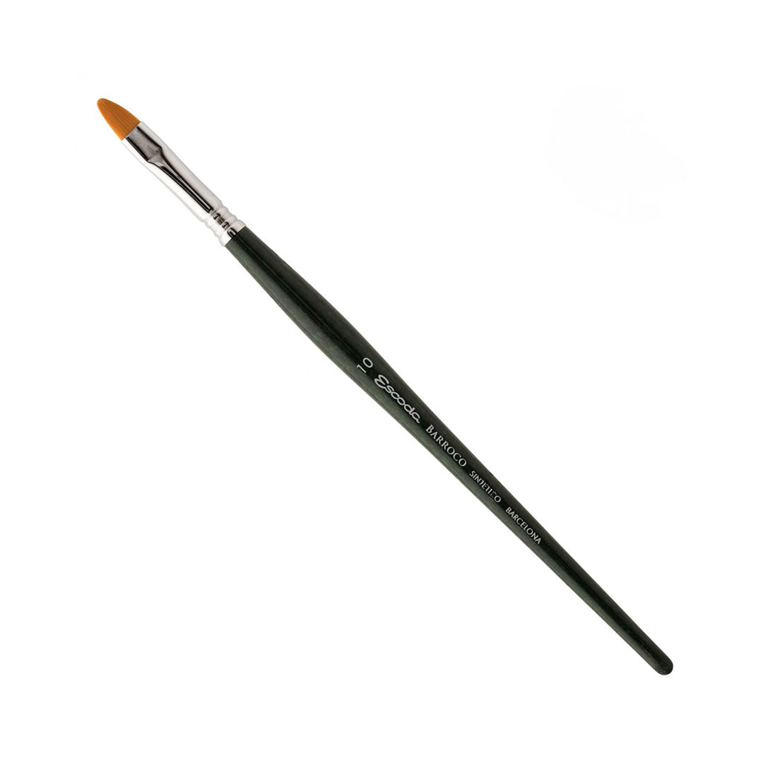 Pincel Escoda Plano Carrado Fibra Toray Oro 1512