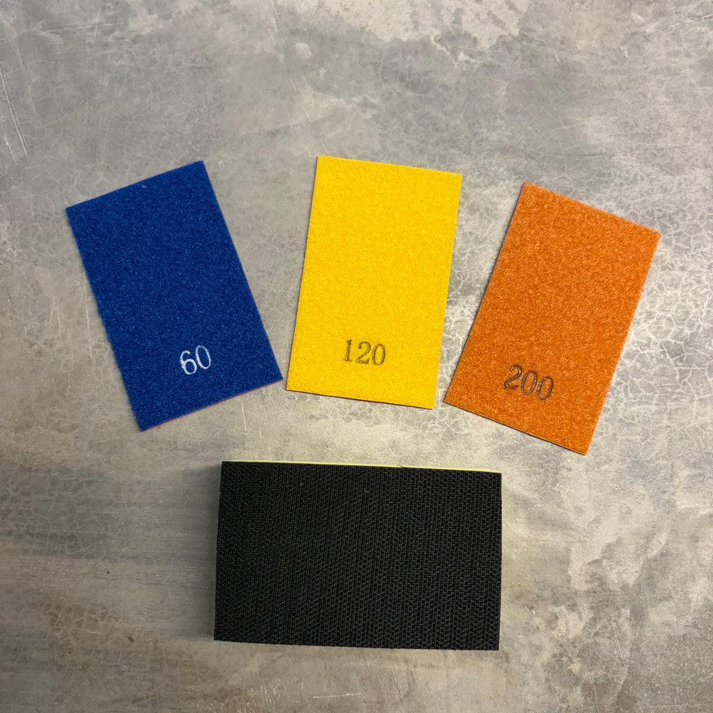 Kit 3 Lijas de Diamante Intercambiables #60/#120/#200