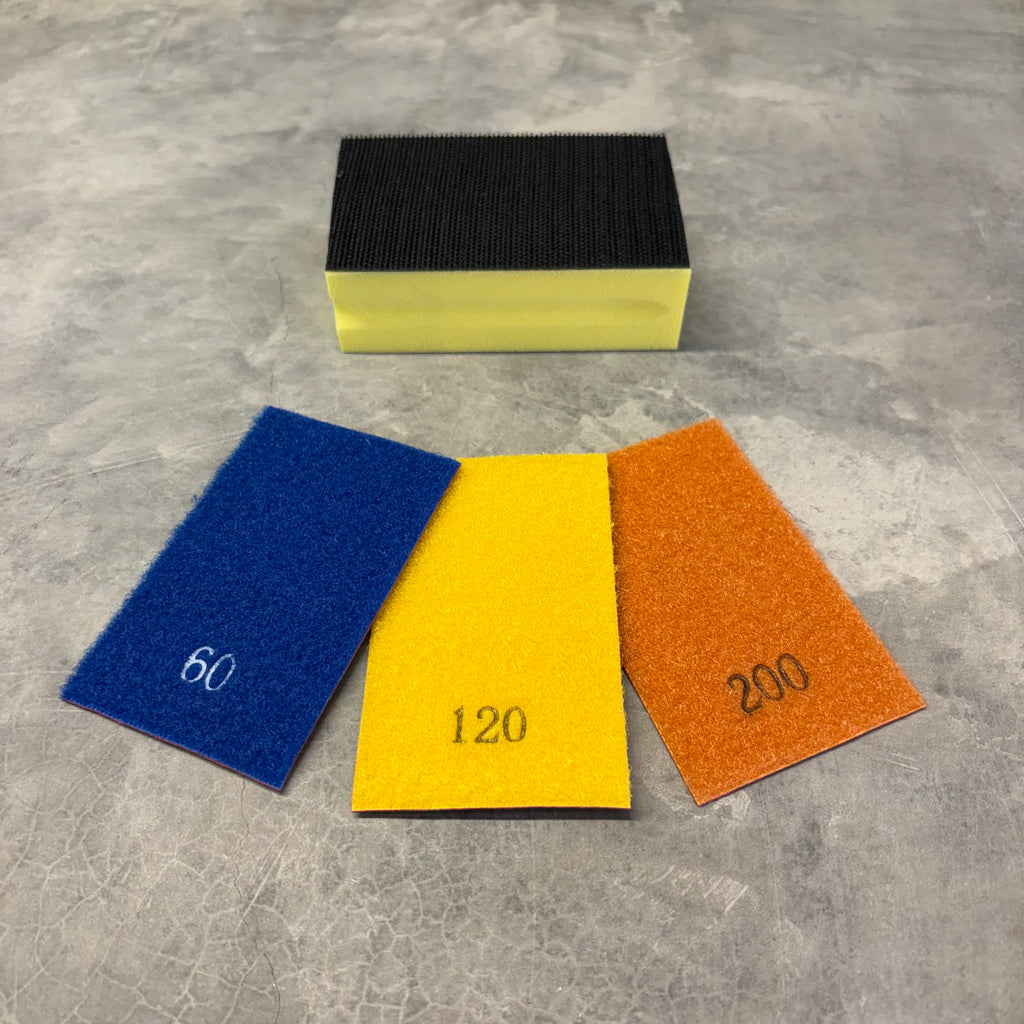 Kit 3 Lijas de Diamante Intercambiables #60/#120/#200
