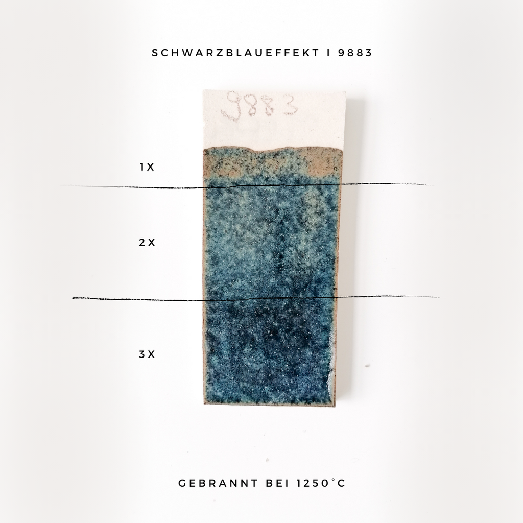 Esmalte BOTZ Steinzeug 9883 Schwarzblaueffekt 200ml