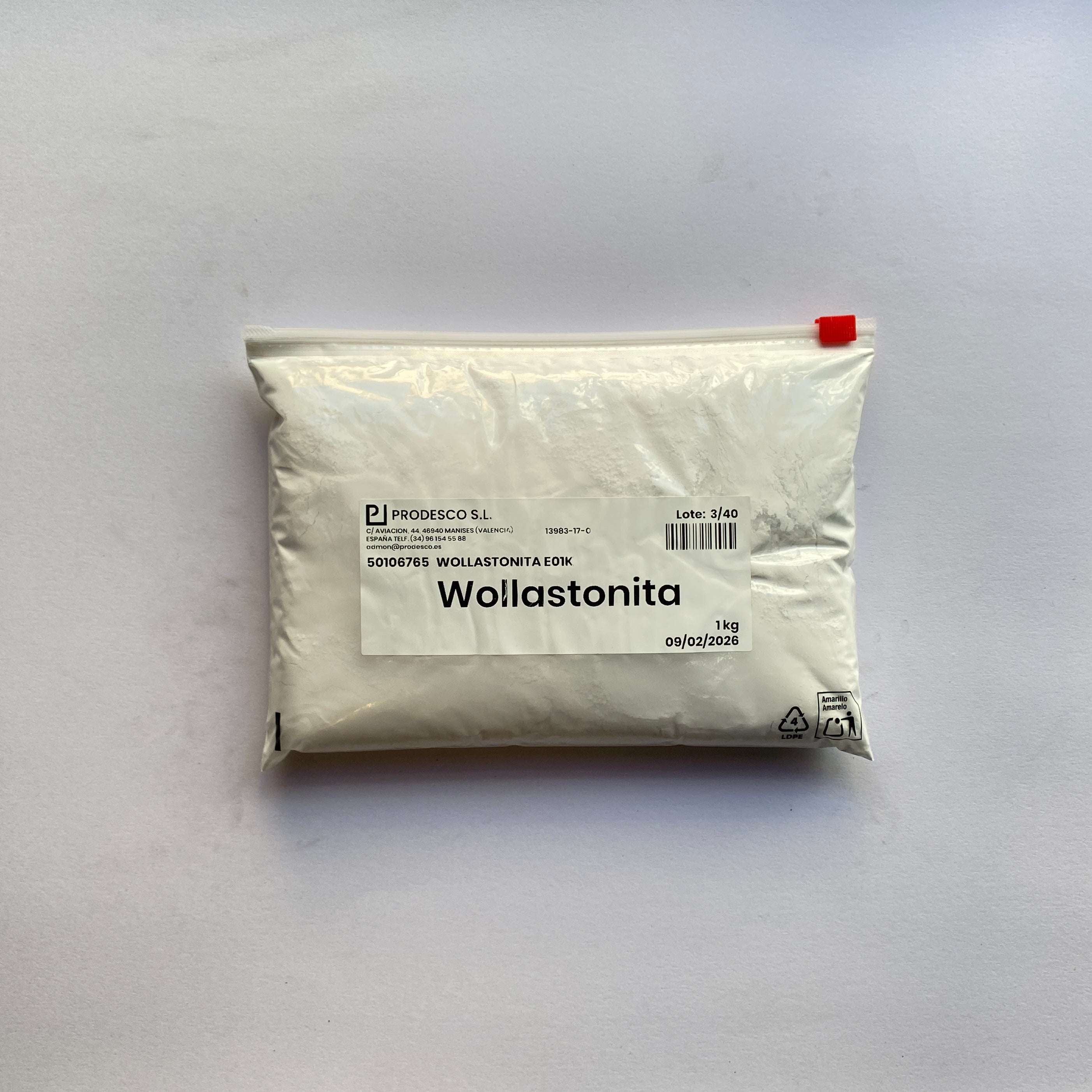 Wollastonita 1 kg