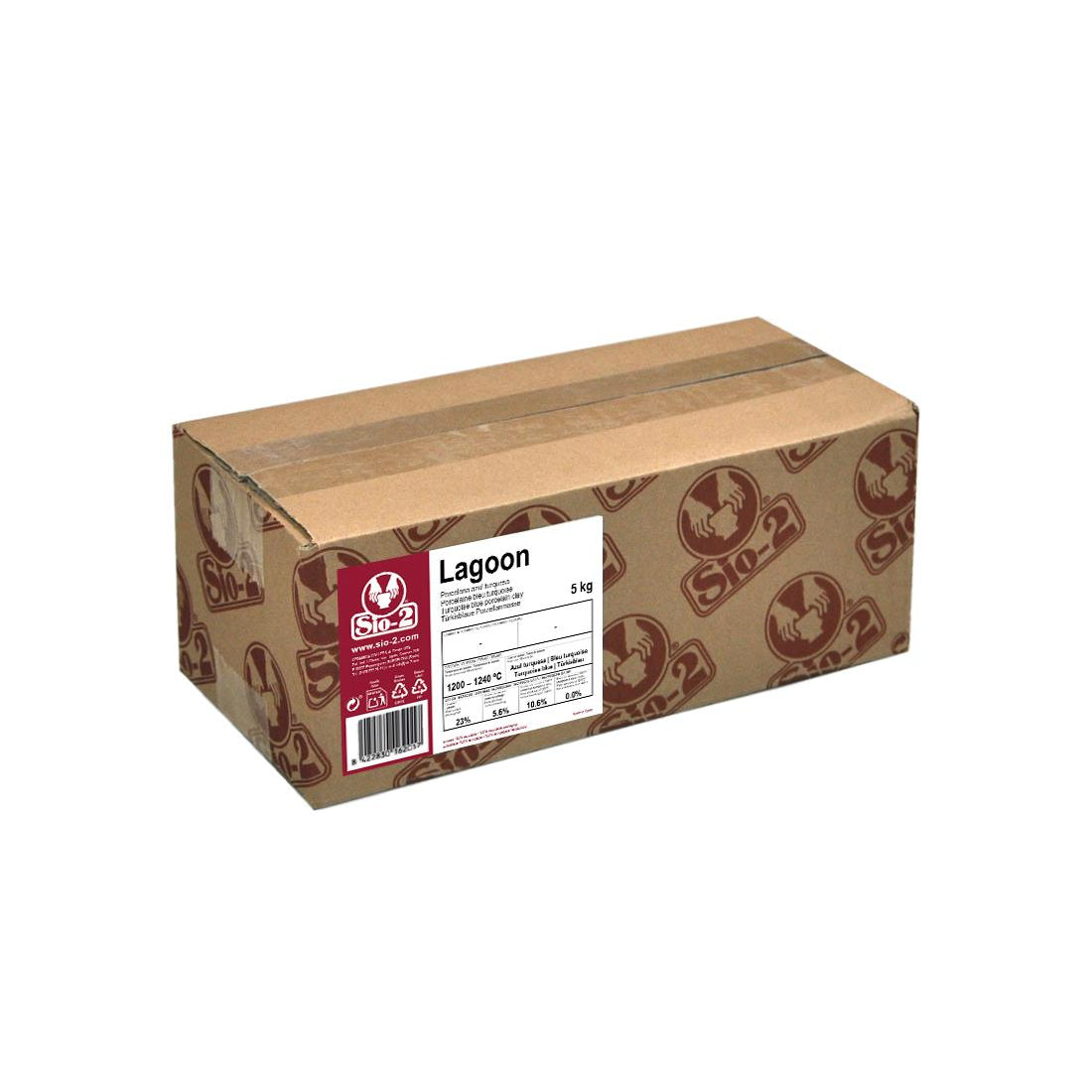 LAGOON Porcelana Azul turquesa 5 kg Imagen secundaria del producto