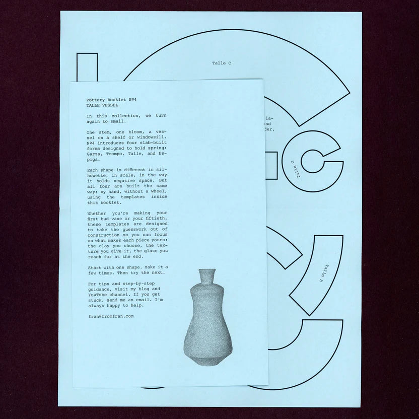 Fanzine de Plantillas FromFran: Talle Vessel